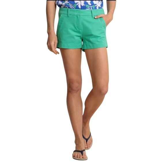 J. Crew Women's Mint Green Cotton Chino Shorts w Pockets - Picture 1 of 9
